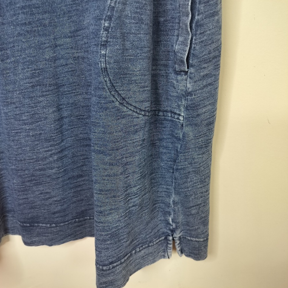 Jane & Delancey Dress Sleeveless Pockets Blue Cotton - Picture 4 of 6